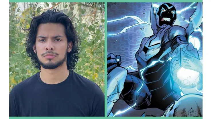 Xolo Maridueña y Blue Beetle en los cómics.