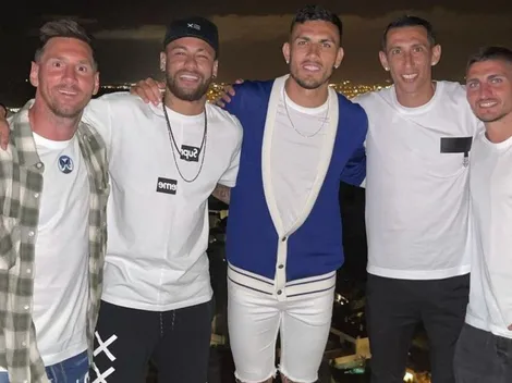 La fotografía de Messi con jugadores del PSG que pone a pensar