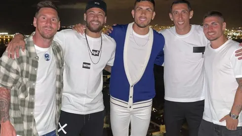 Lionel Messi estuvo en Ibiza junto a jugadores del PSG.