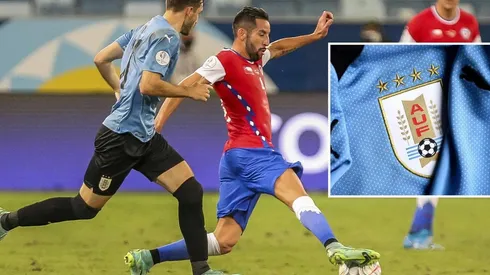 Las cuatro estrellas de Uruguay en la camiseta