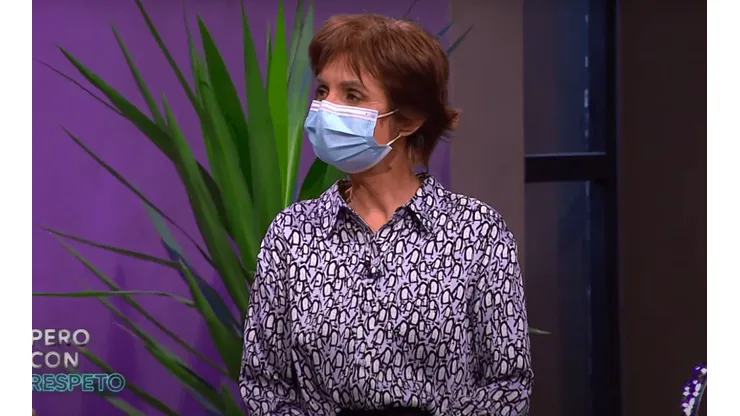 Paula Daza en el primer capítulo de Pero con Respeto, con JC Rodríguez.