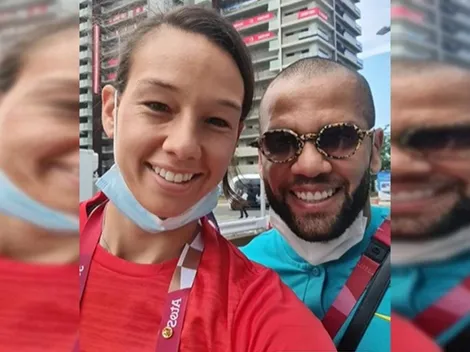 El encuentro de lujo de Tiane Endler y Dani Alves