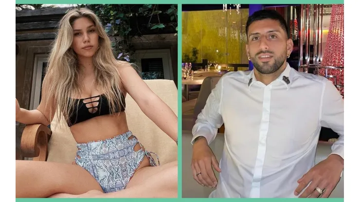 La hija del Chino Ríos, Constanza Ríos, y Guillermo Maripán.