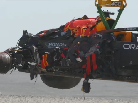 Verstappen y Hamilton colisionan en el GP de Gran Bretaña