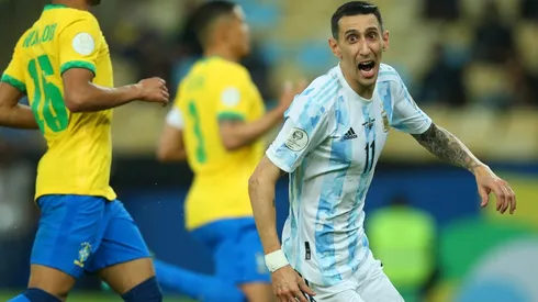 Ángel Di María es el héroe de la selección de Argentina tras el primer tiempo ante Brasil por la final de la Copa América 2021.