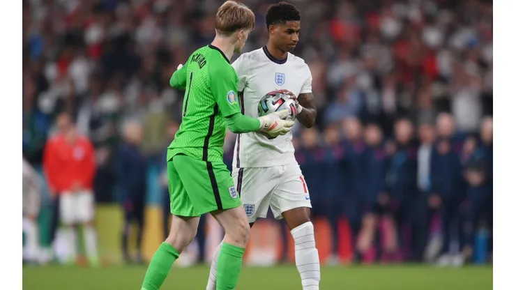 Marcus Rashford falló un penal clave para Inglaterra en la final ante Italia.