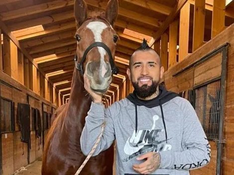 Vidal disfruta las vacaciones criando caballos en su haras