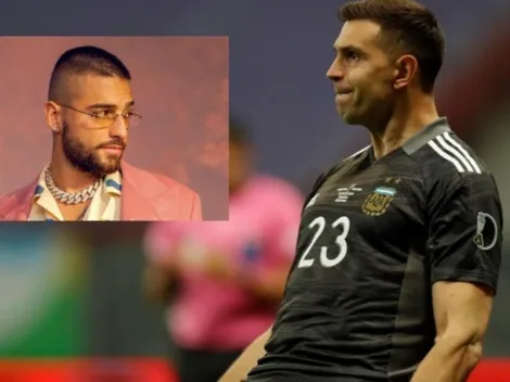 Maluma le dio con todo al Dibu Martínez por sexista