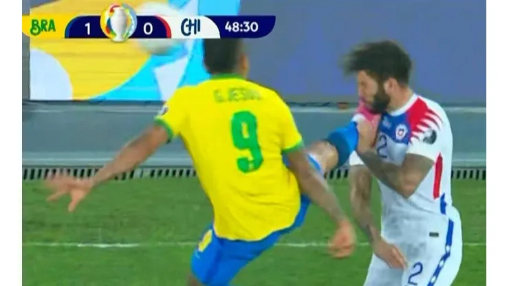 Gabriel Jesus es castigado con dos partidos y se pierde la final de la Copa América.