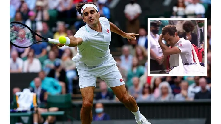 Federer fue eliminado en cuartos de final de Wimbledon