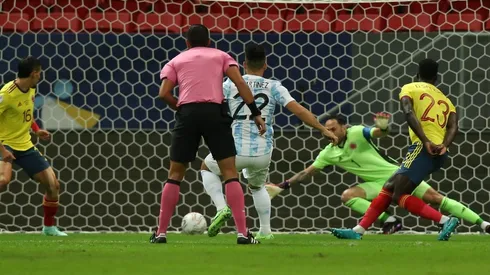 Gol de Argentina: Lautaro Martínez y el 1-0 contra Colombia.