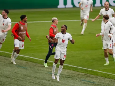 ¡Golazo! Raheem Sterling se transforma en figura en la Euro