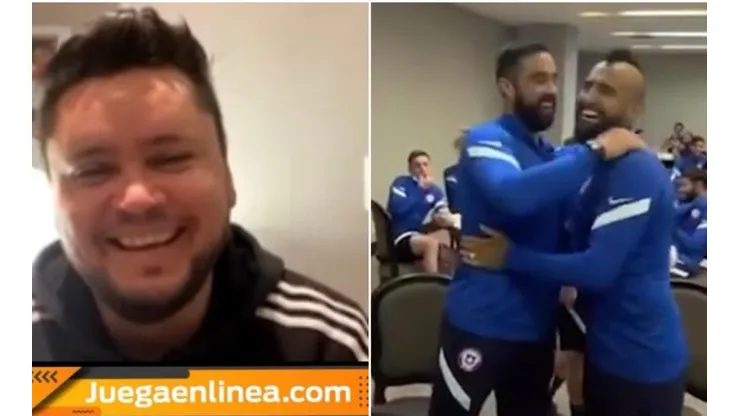 Waldo Ponce también está feliz por el abrazo de Chile protagonizado por Arturo Vidal y Claudio Bravo, pero donde rescata la intercesión de Mauricio Isla.