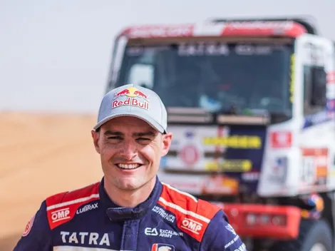 Casale se luce con su nuevo camión con miras al Dakar
