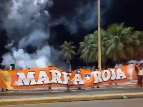 La Marea Roja no falla: banderazo en Copacabana