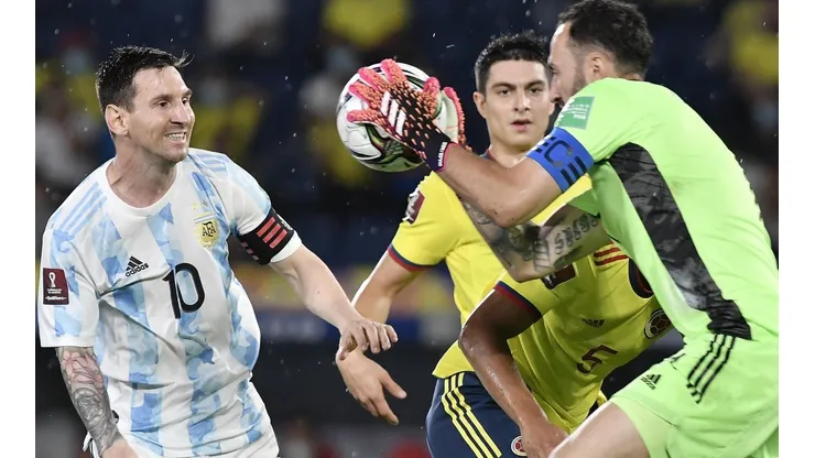 Lionel Messi se quedó sin gol frente a Colombia.
