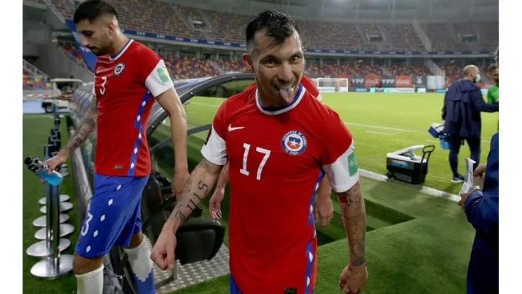 Gary Medel tras el partido de Chile ante Argentina por Eliminatorias.