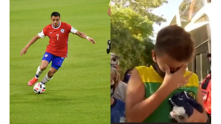Alexis Sánchez emociona a niño argentino con gran regalo