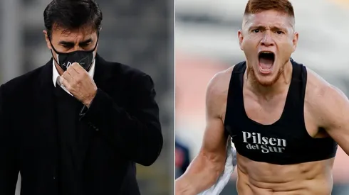 Gustavo Quinteros fue expulsado por "revisar una tablet para reclamar" y el árbitro consignó "descontrol" de Leo Gil en camarines.