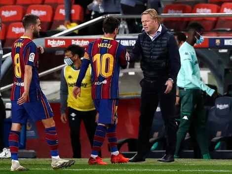 Ni Koeman se cree que el Barça esté peleando el título