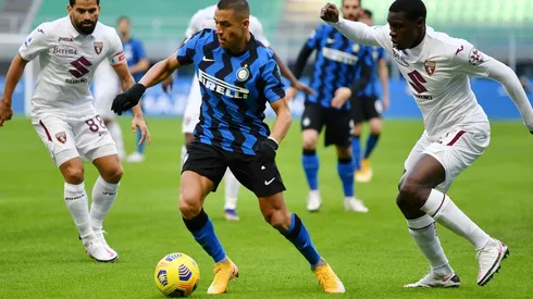 Alexis Sánchez jugó a partir del minuto 73 en el empate 1-1 entre Inter y Spezia, por la 32ª fecha de la liga italiana