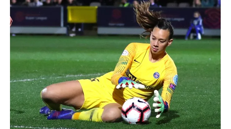 Tiane Endler y el PSG en semifinales de la Champions League Femenina.