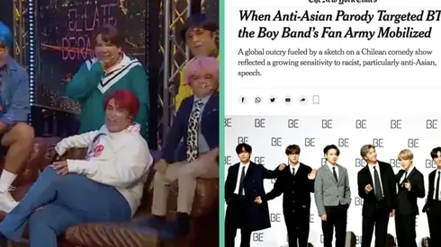 La parodia de BTS en "Mi Barrio" de Mega y el artículo de New York Times sobre la polémica.