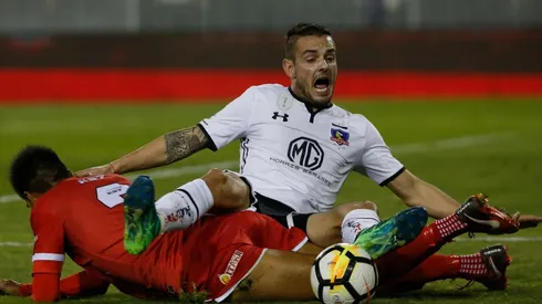 Octavio Rivero jugando por Colo Colo.
