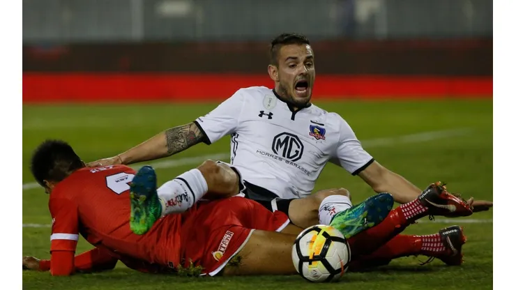 Octavio Rivero jugando por Colo Colo.