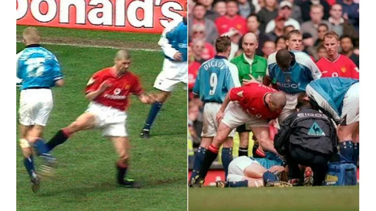 La patada de Roy Keane que retiró al papá de Erling Haaland.