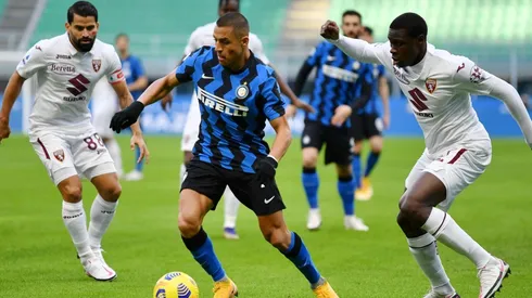 Alexis sabe lo que es marcarle al Torino. En el duelo entre ambos válido por la primera rueda, el Inter ganó 4-2 con gol del chileno.