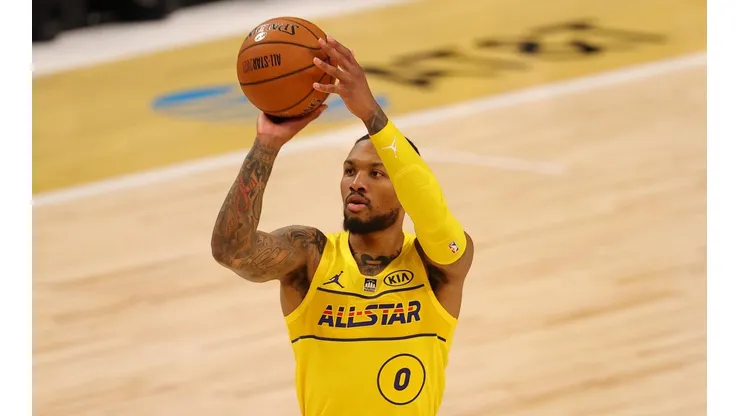 Lillard se lució en el final del NBA All-Star Game