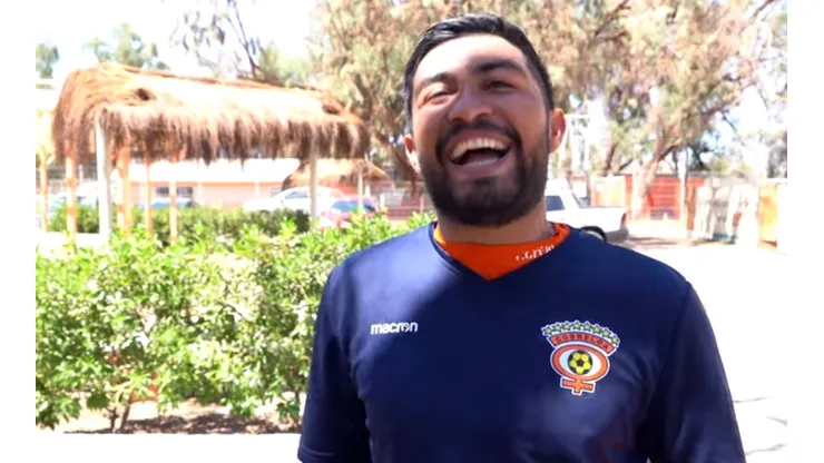 Nicolás Maturana sacó sonrisas en medio de la pretemporada que realiza Cobreloa en Calama, de cara a una nueva temporada en Primera B