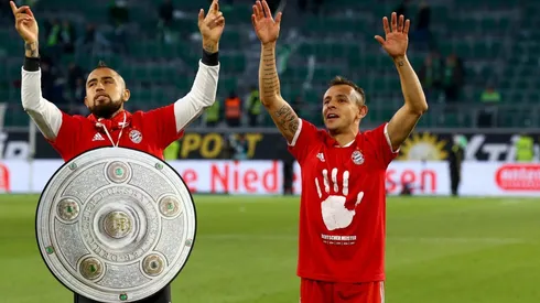 Vidal y Rafinha compartieron camarín en el Bayern Munich