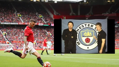David Beckham festejó el triunfo del United burlándose del vocalista de Oasis