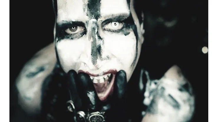 Marilyn Manson cuando su carrera gozaba de buena salud.