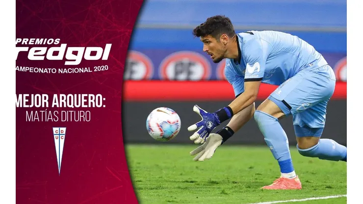 Dituro, el mejor arquero del fútbol chileno en los Premios RedGol 2020.