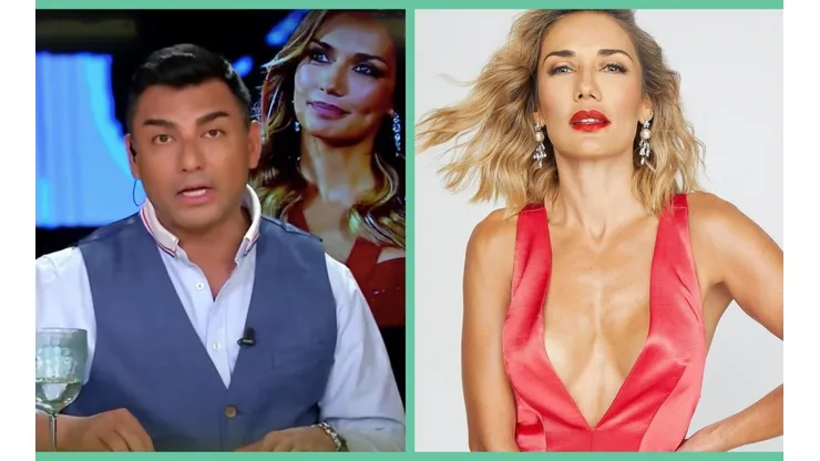 Andrés Caniulef junto a Carolina de Moras.