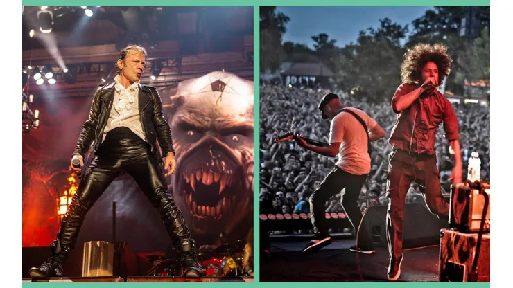 Iron Maiden / Rage Against The Machine.