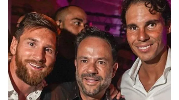 Lionel Messi junto a Rafael Nadal en Ibiza