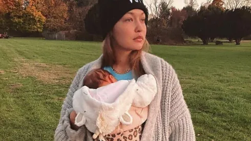 La modelo se convirtió en madre durante el 2020