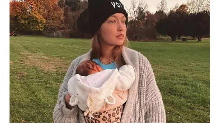 La modelo se convirtió en madre durante el 2020