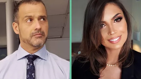 Iván Núñez junto a Thais Jordão