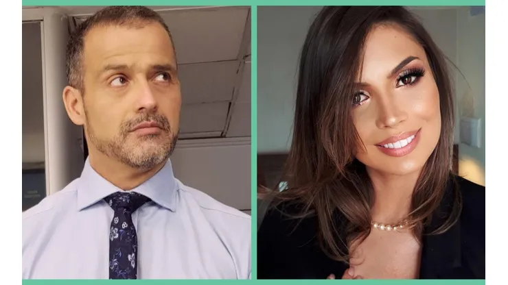 Iván Núñez junto a Thais Jordão