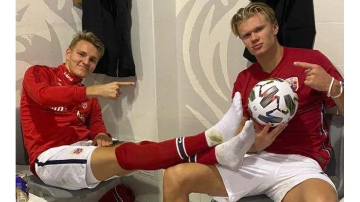 Haaland pide más minutos para su socio Odegaard