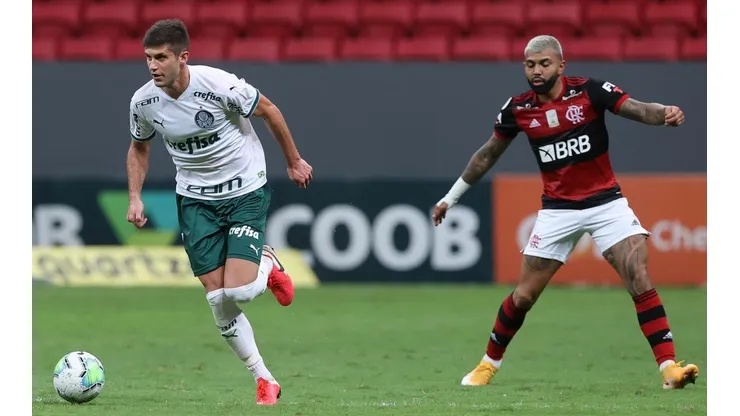 Benjamín Kuscevic espera ganarse un lugar en el equipo titular de Palmeiras en la final.
