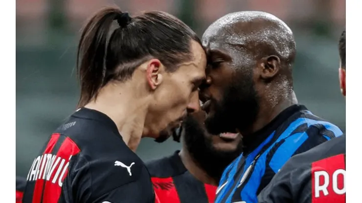 Lukaku y el cabezazo con Zlatan en el Inter vs AC Milan.