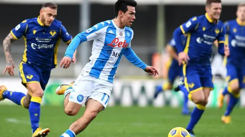 Hirving Lozano anotó el gol más tempranero en la historia del Napoli.