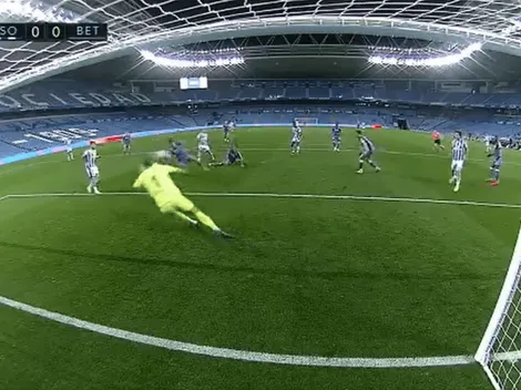 Sorprende el suplente de Bravo: Joel Robles y un atajadón en el Betis