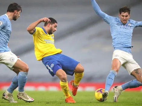 Manchester City derrota al Brighton y se mete arriba